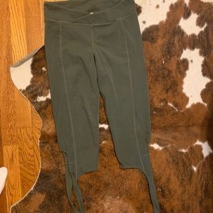 Forrest green free people ballerina leggings